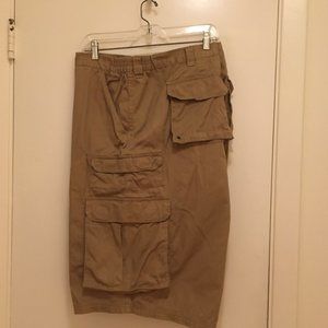 Boulder Creek Trading Company Cargo Shorts, Size 54, Tan